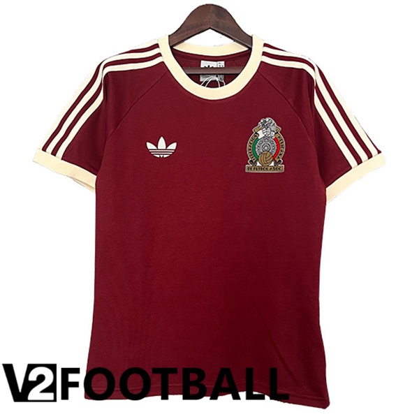 Mexico Retro Soccer Shirt Special Edition Red