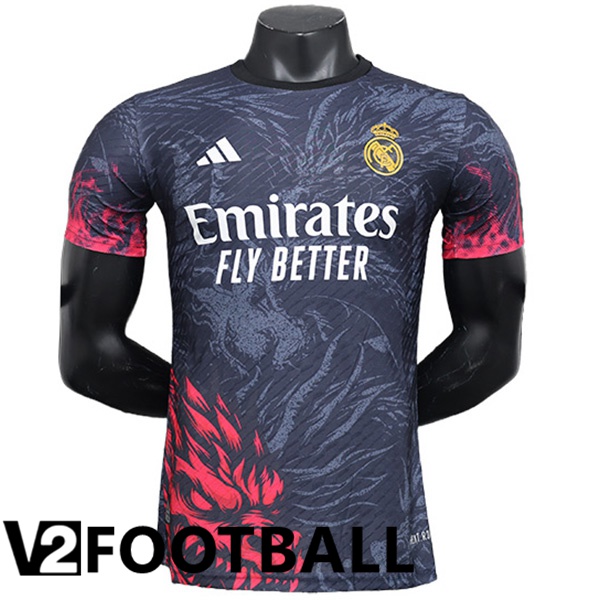 Real Madrid Soccer Shirt Special Edition Black/Red 2024/2025