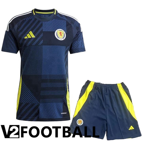 Scotland Home kit Soccer Shirt + Shorts UEFA Euro 2024
