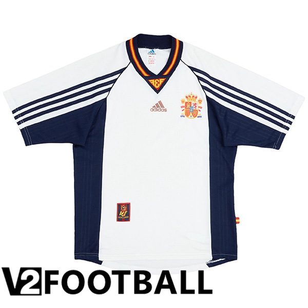 Spain Retro Away Soccer Shirt 1998