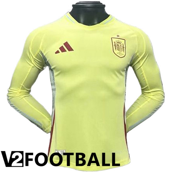 Spain Away Soccer Shirt Long sleeve 2024/2025