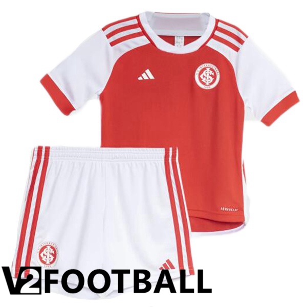 SC Internacional Kids Home Soccer Shirt Red 2024/2025