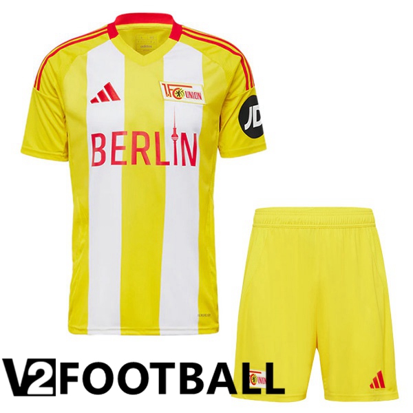 FC Union Berlin Kids Third Soccer Shirt Yellow 2024/2025