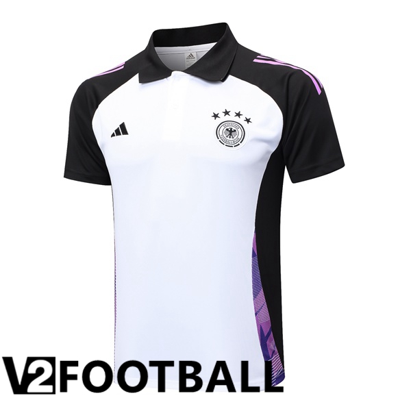Germany Soccer Polo White 2024/2025