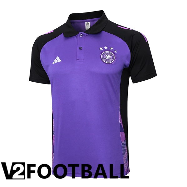 Germany Soccer Polo Purple 2024/2025