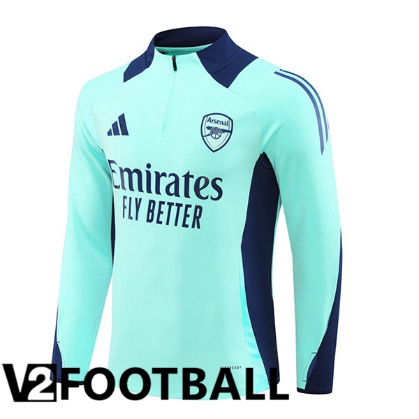 Arsenal Training Sweatshirt Green 2024/2025