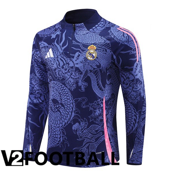 Real Madrid Training Sweatshirt Blue Royal 2024/2025