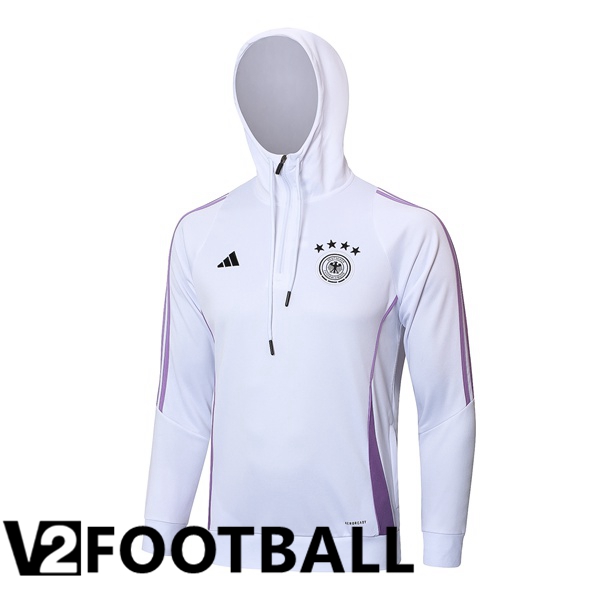 Germany Training Sweatshirt Hoodie White 2024/2025