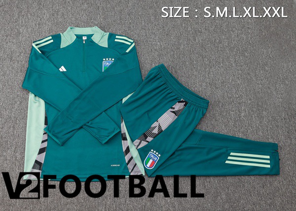 Italy kit Training Tracksuit Green 2024/2025