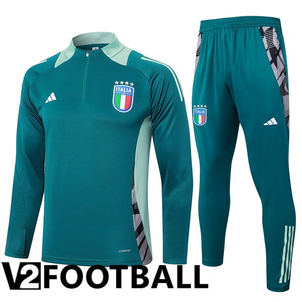 Italy kit Training Tracksuit Green 2024/2025