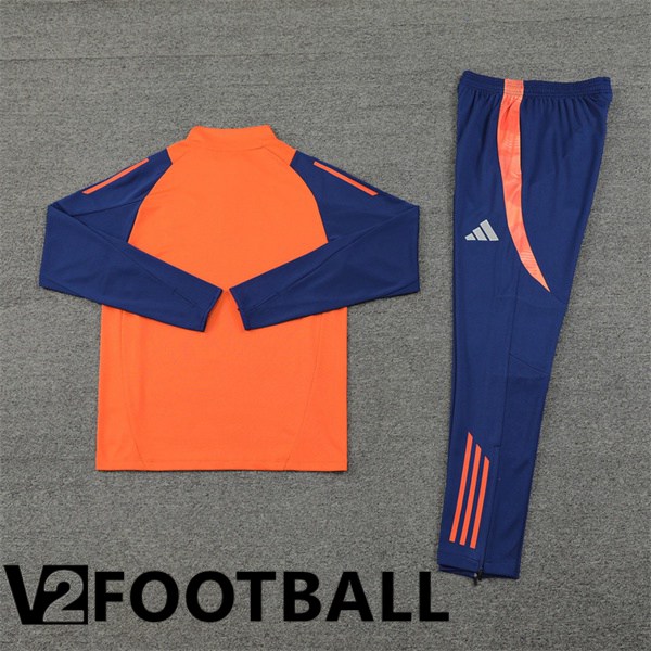 Manchester United kit Training Tracksuit Orange 2024/2025