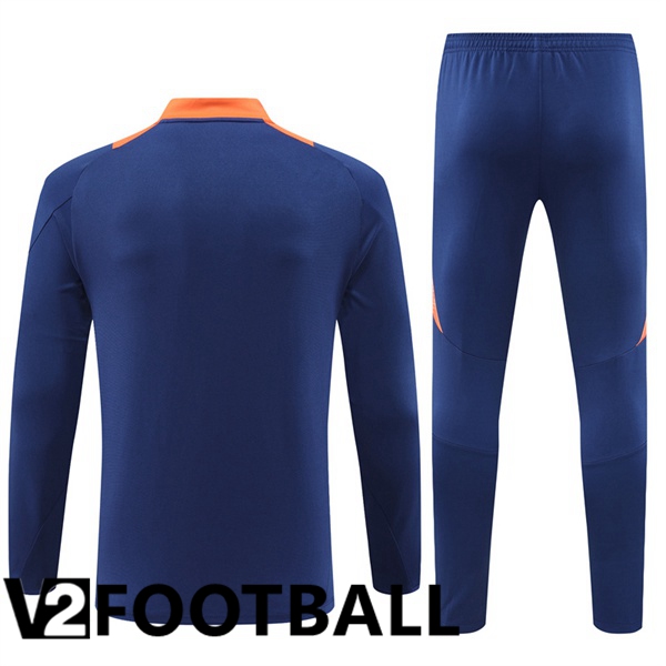 Manchester United kit Training Tracksuit Blue Royal 2024/2025