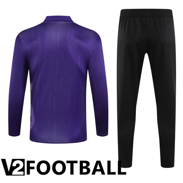 Real Madrid kit Training Tracksuit Purple 2024/2025