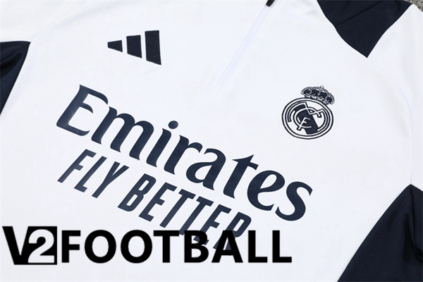 Real Madrid kit Training Tracksuit White 2024/2025