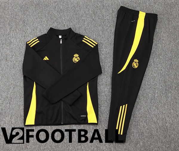 Real Madrid kit Training Jacket Suit Black 2024/2025