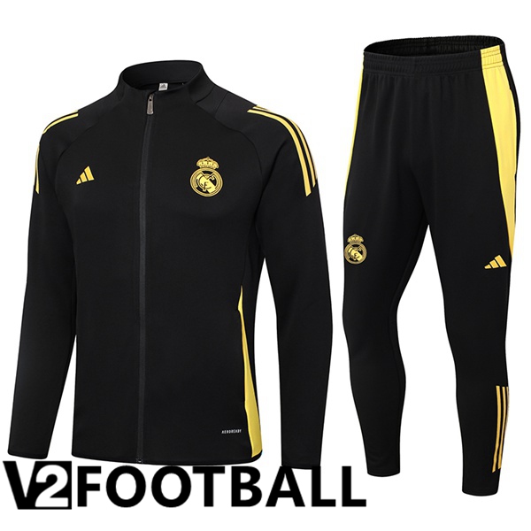 Real Madrid kit Training Jacket Suit Black 2024/2025