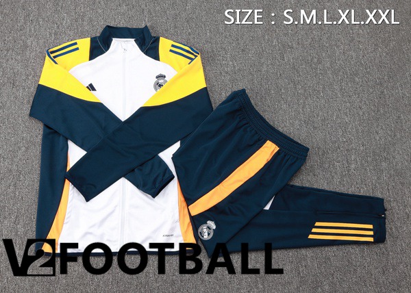 Real Madrid kit Training Jacket Suit White 2024/2025