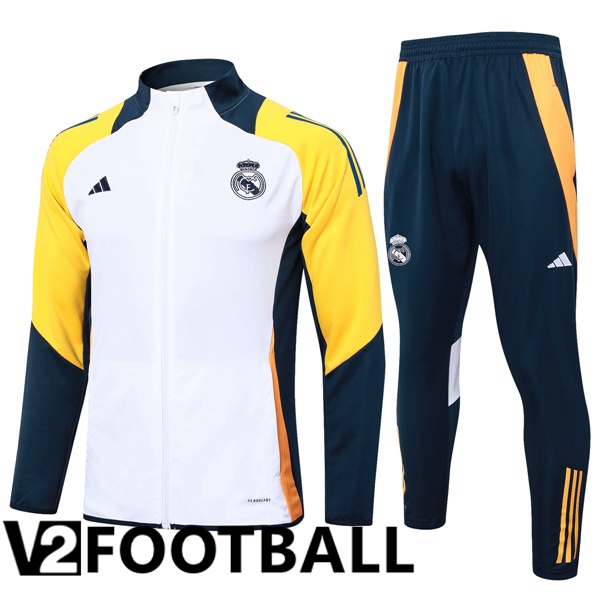Real Madrid kit Training Jacket Suit White 2024/2025