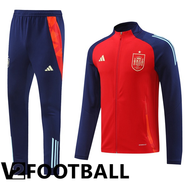 Spain kit Training Jacket Suit Red 2024/2025