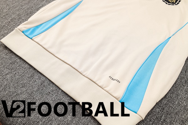 Argentina Training Tracksuit Sweatshirt HoodieYellow 2024/2025