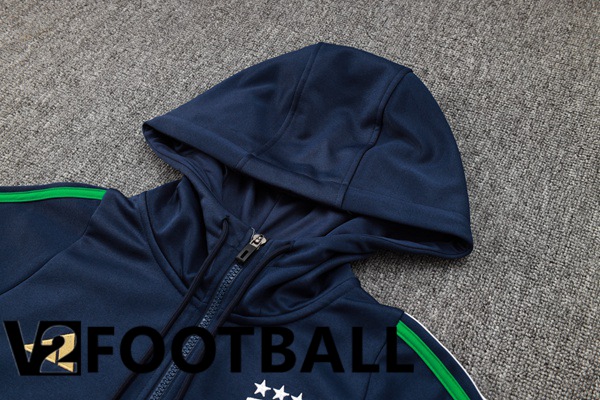 Italy Training Tracksuit Sweatshirt HoodieBlue Royal 2024/2025