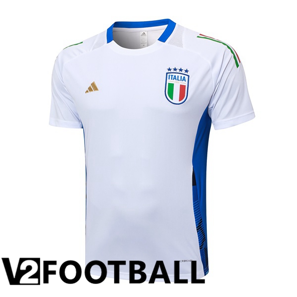 Italy Training T Shirt White 2024/2025