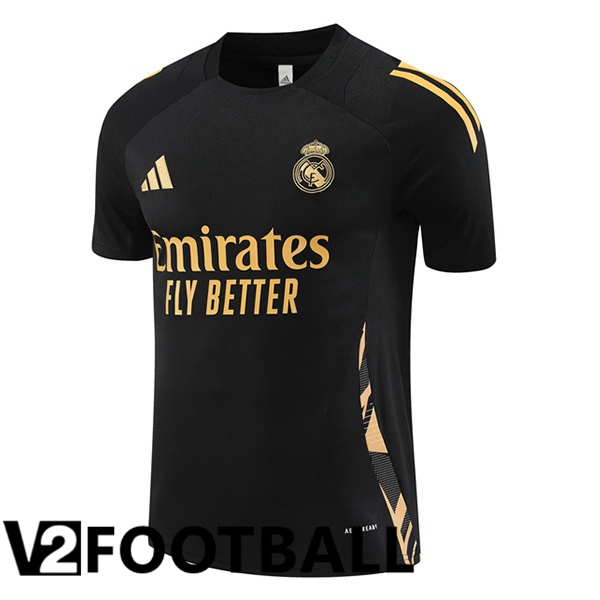 Real Madrid Training T Shirt Black 2024/2025