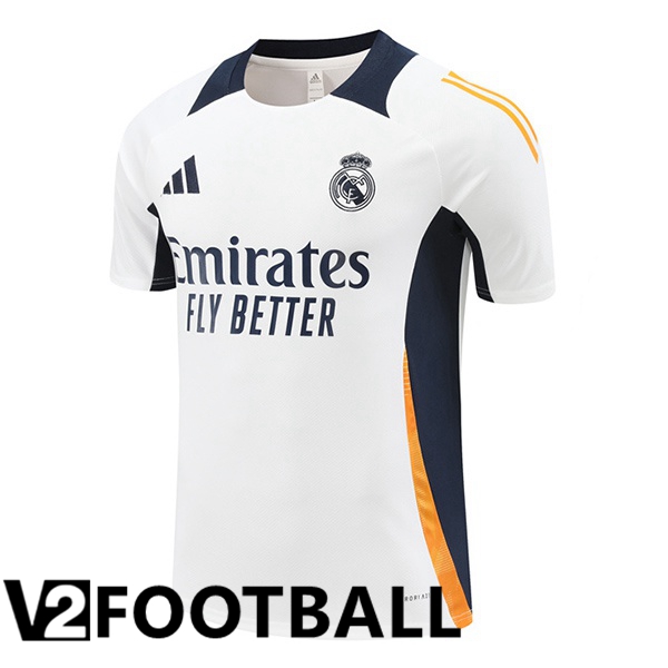 Real Madrid Training T Shirt White 2024/2025