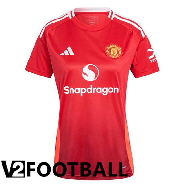 Manchester United Women Home Soccer Shirt Red 2024/2025