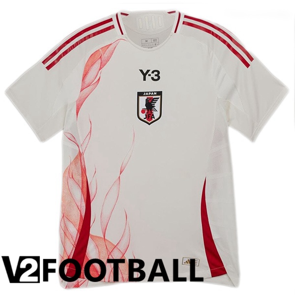 Japan Away Soccer Shirt White 2024/2025