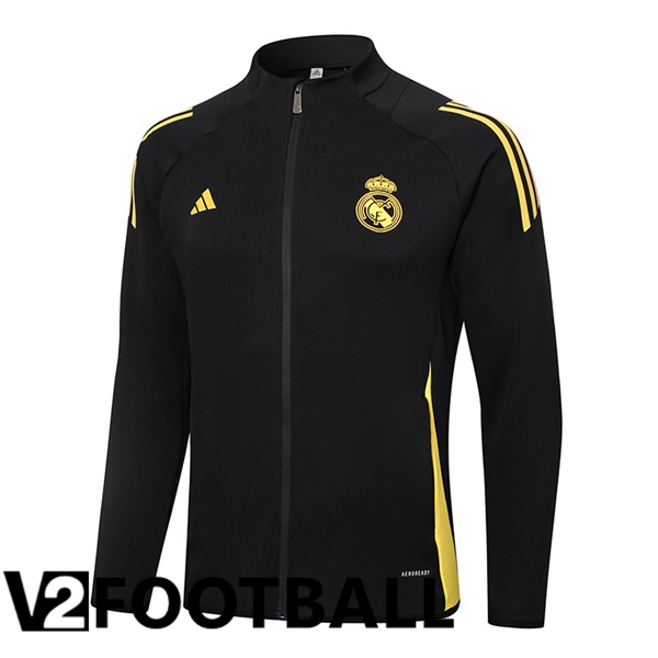 Real Madrid Training Jacket Black 2024/2025