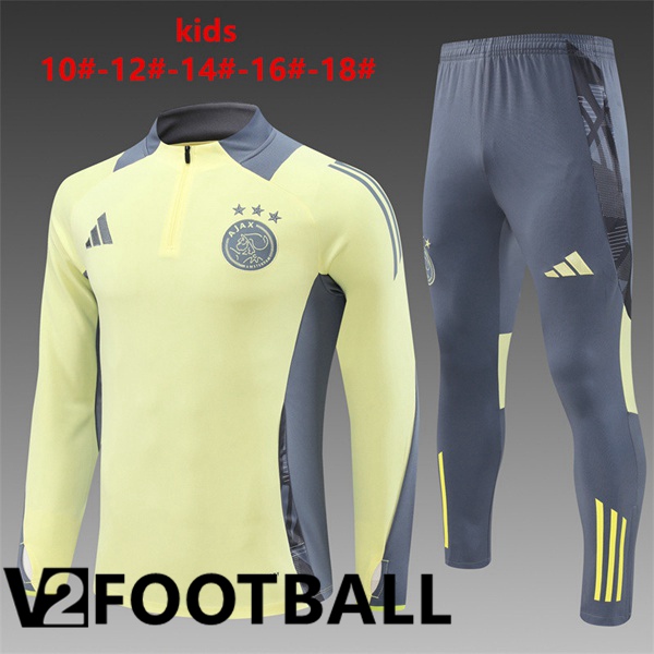 AFC Ajax Kids kit Training Tracksuit Yellow 2024/2025