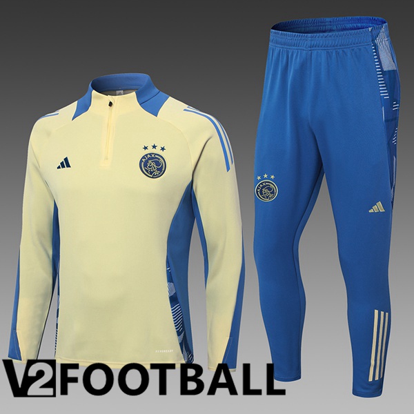 AFC Ajax Kids kit Training Tracksuit Yellow 2024/2025