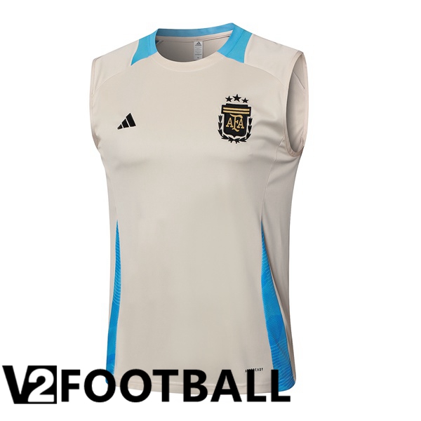 Argentina Soccer Vest Yellow 2024/2025