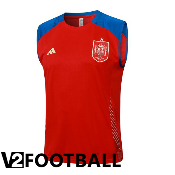 Spain Soccer Vest Red 2024/2025