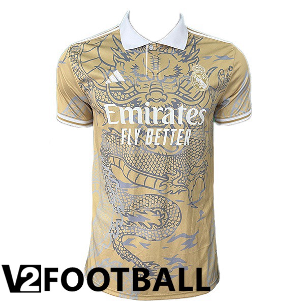 Real Madrid Soccer Shirt Special Edition Yellow 2024/2025