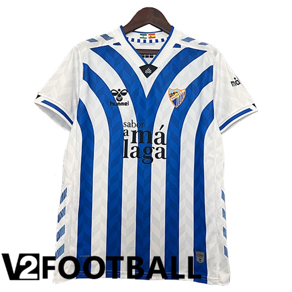 Malaga Soccer Shirt Special Edition White/Blue 2024/2025