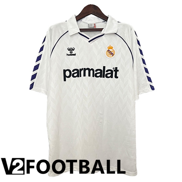 Real Madrid Retro Home Soccer Shirt 1988