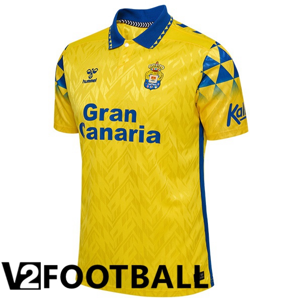 UD Las Palmas Home Soccer Shirt Yellow 2024/2025