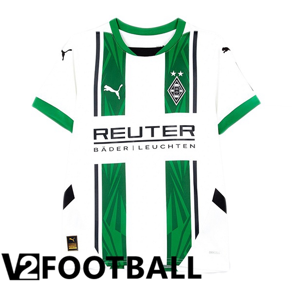 Monchengladbach Home Soccer Shirt White 2024/2025