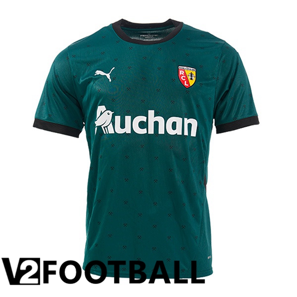 RC Lens Away Soccer Shirt Green 2024/2025