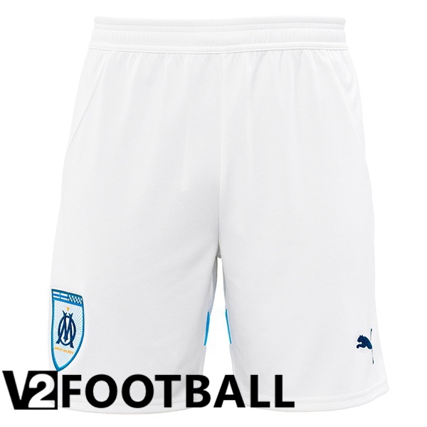 Marseille OM Home Soccer Shirt White 2024/2025