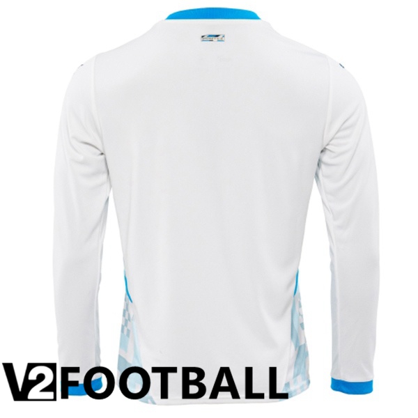 Marseille OM Home Soccer Shirt Long sleeve White 2024/2025