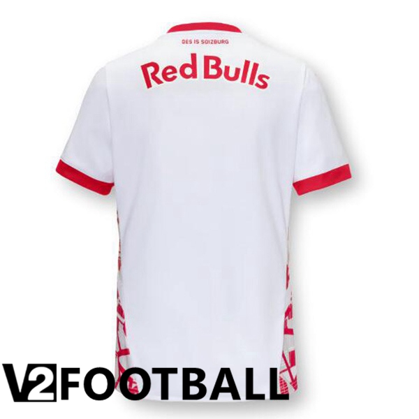 FC Red Bull Salzburg Home Soccer Shirt White 2024/2025