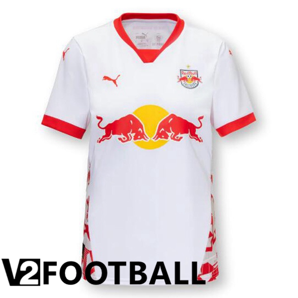 FC Red Bull Salzburg Home Soccer Shirt White 2024/2025