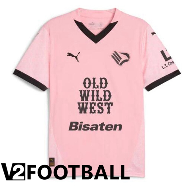 Palerme FC Home Soccer Shirt Pink 2024/2025