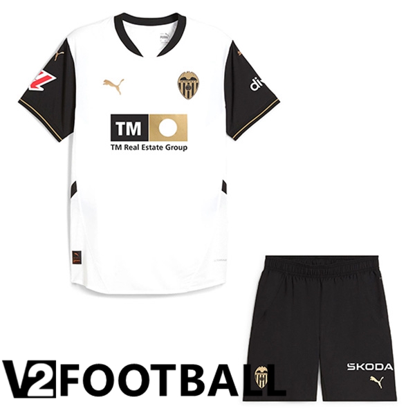 Valencia CF Kids Home New Soccer Shirt 2024/2025