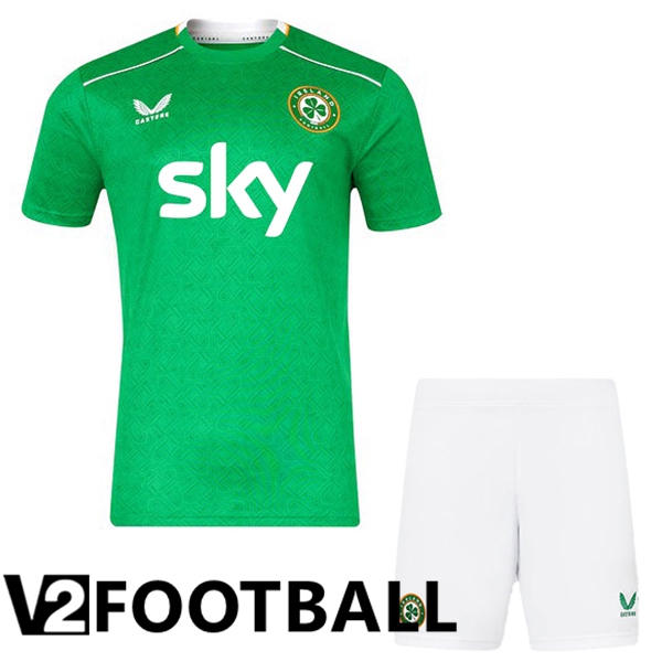 Ireland Kids Home New Soccer Shirt 2024/2025