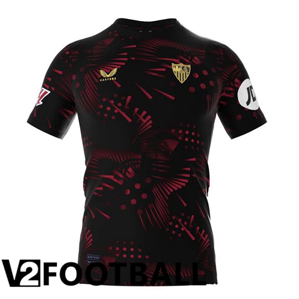 Sevilla FC Third Soccer Shirt Black 2024/2025