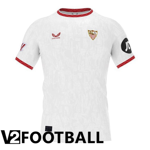 Sevilla FC Home Soccer Shirt White 2024/2025